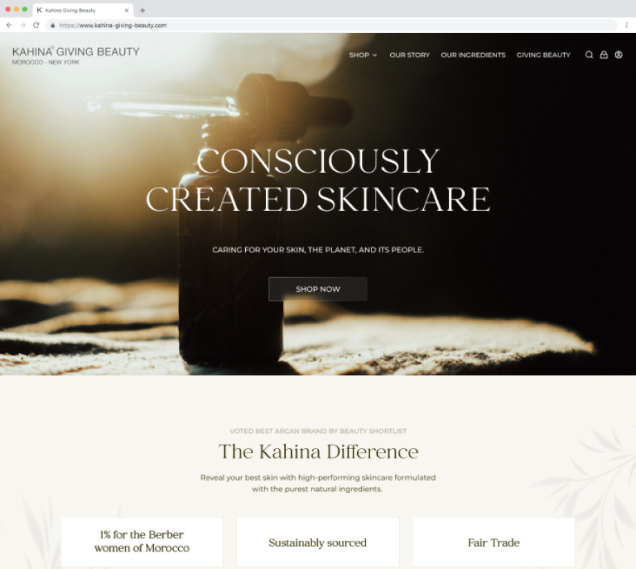 Optimize Lower Cart Abandonment Rate like "Kahina-Giving Beauty" - Custom Shopify Apps Services