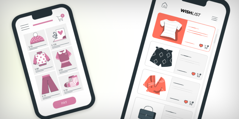 Shopify Products & Wishlist Illustration – Omatic Growth Shopify Products & Wishlist Illustration - Omatic Growth